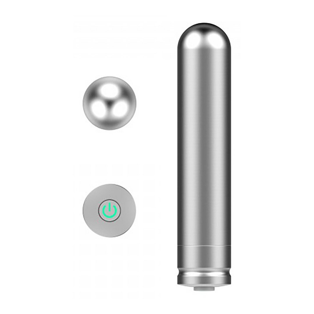 Nexus Ferro Oplaadbare Bullet Vibrator - Roestvrij Staal - EroticToyzKogel - en MinivibratorsNexus