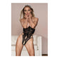 Nicola - M - Zwart Open Cup Mesh Teddy - EroticToyzProducten,Lingerie,Lingerie voor Haar,Bodysuits Teddies,,VrouwelijkAllure