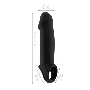 No.17 - Penisverlenging met Balriem - Zachte TPE - EroticToyzProducten,Toys,Toys voor Mannen,Penis Sleeve,,MannelijkSono by Shots