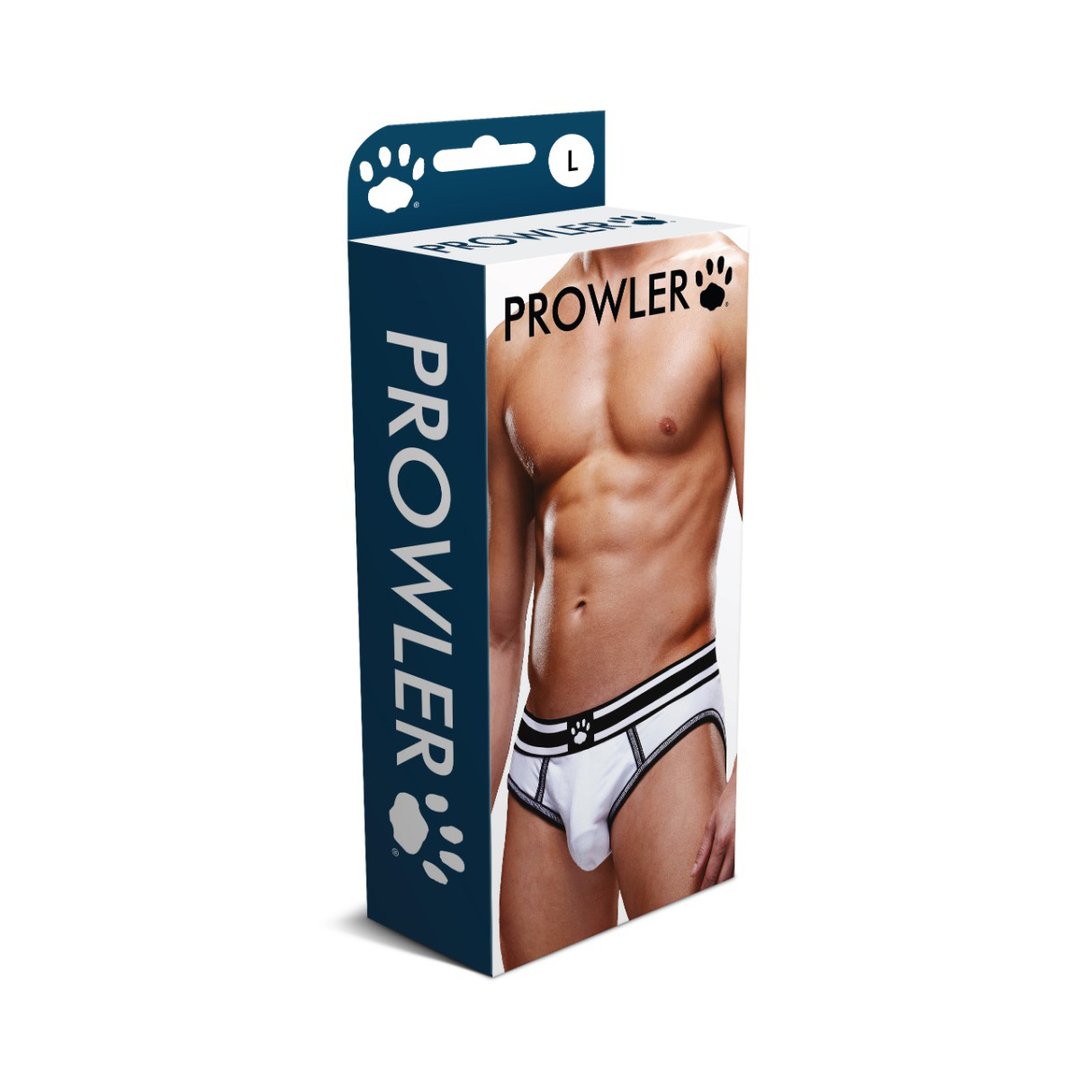 Open Achterbriefje - Zwart - EroticToyzProducten,Lingerie,Lingerie voor Hem,Briefs,,MannelijkProwler