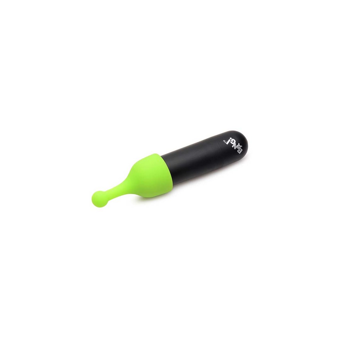 Oplaadbare Bullet met 4 Glow - in - the - Dark Bijlagen - EroticToyzProducten,Toys,Vibrators,Kogel - en Minivibrators,,XR Brands