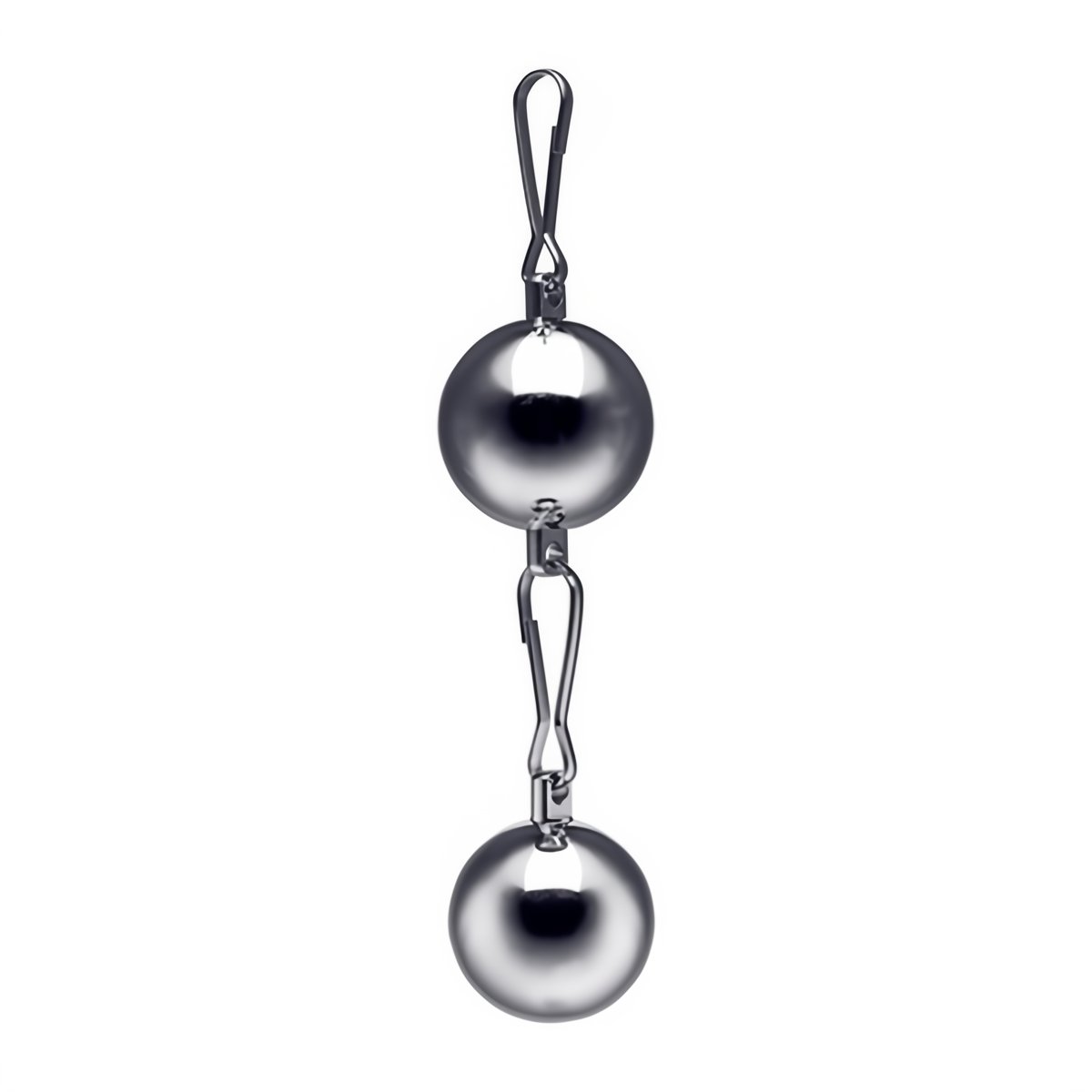 Oppressor's Orb Ball Weight 225 gram met Verbindingspunt - Zilver - EroticToyzFetish - AccessoiresXR Brands