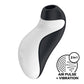 Orca Dubbele Air Pulse Vibrator - Wit - EroticToyzProducten,Toys,Vibrators,Airpulse - Vibrator,Clitoris Stimulator,Air Pulse,,GeslachtsneutraalSatisfyer