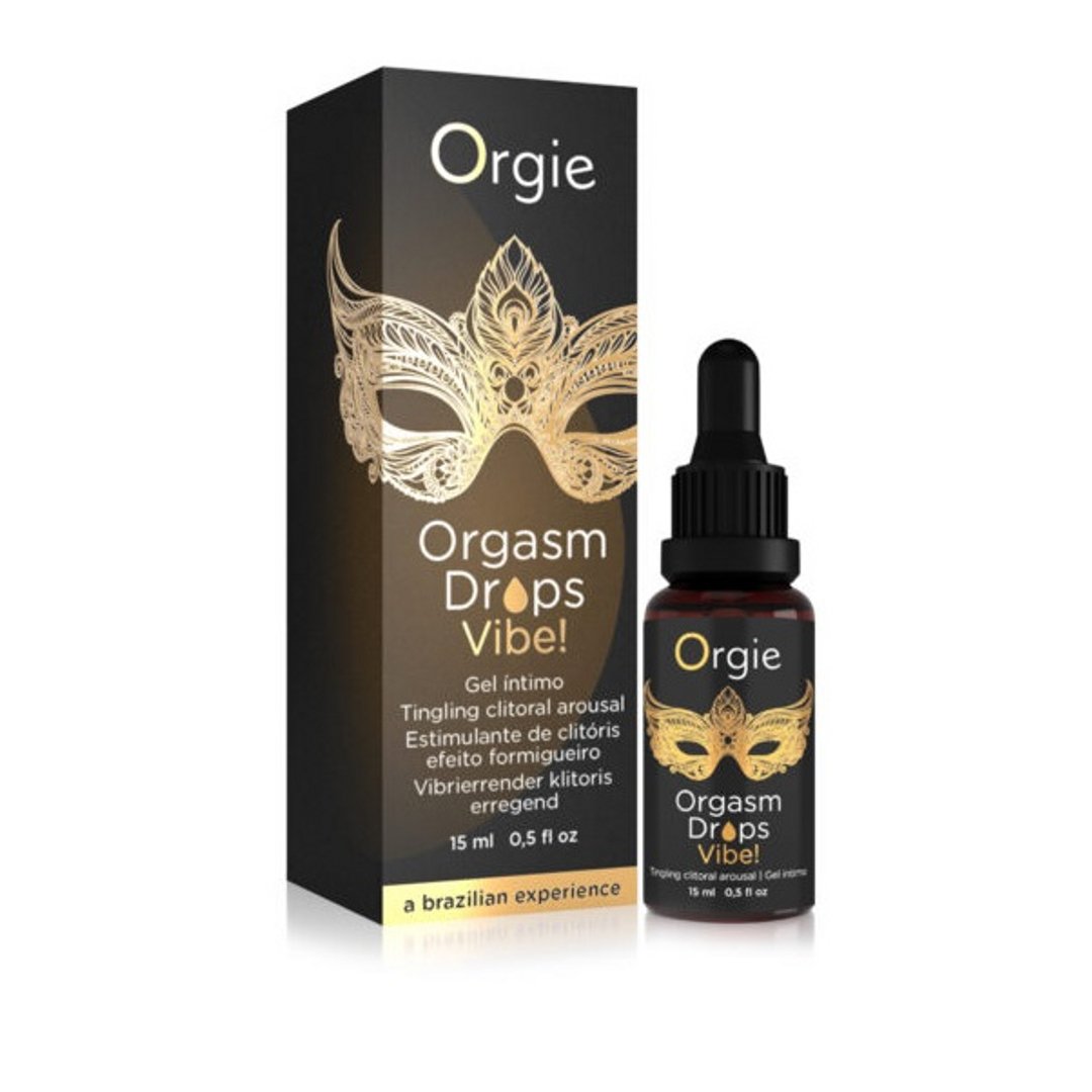 Orgasm Drops Vibe! - Clitoris Stimulerende Gel - 15 ml - EroticToyzProducten,Veilige Seks, Verzorging Hulp,Stimulerende Middelen,Vibrerende Gel en Lotions,,GeslachtsneutraalOrgie