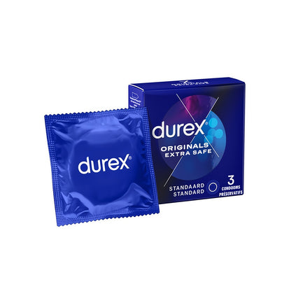 Originals Extra Safe Condooms 3 Stuks - Extra Bescherming en Comfort - EroticToyzCondooms voor MannenDurex