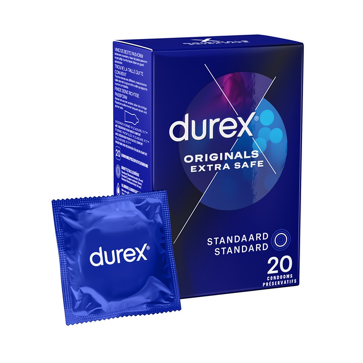 Originele Extra Safe Condooms - 20 Stuks - EroticToyzProducten,Veilige Seks, Verzorging Hulp,Veilige Seks,Condooms voor Mannen,,MannelijkDurex