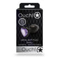 Ouch! Heart Gem Anale Plug Klein - Gunmetal/Amethist Paars - EroticToyzButtplugs Anale Dildo's Niet VibrerendOuch! by Shots