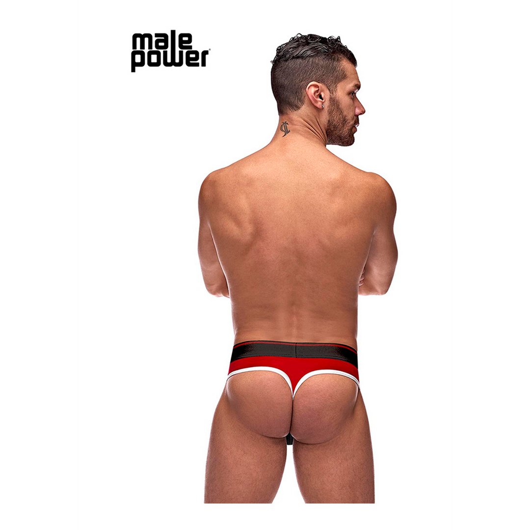 Panel String - XL - Rood - EroticToyzProducten,Lingerie,Lingerie voor Hem,Strings,,MannelijkMale Power