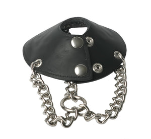 Parachute Ballstretcher met Spikes van Kwaliteitsleer - EroticToyzProducten,Toys,Toys voor Mannen,Ball Straps,,XR Brands