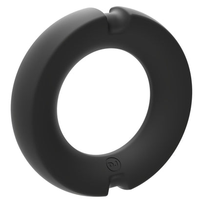 Paradox Cock Ring Silicone/Metaal 45 mm - Zwart - EroticToyzCockringenDoc Johnson