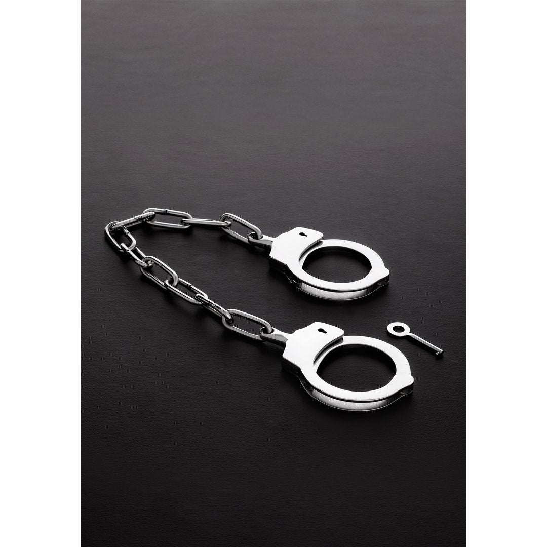 Peerless Link Chain Handboeien - Roestvrij Staal - 30,4 cm Ketting - Veilig en Duurzaam - EroticToyzProducten,Toys,Fetish,Boeien,Handboeien,,GeslachtsneutraalSteel by Shots