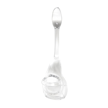 Perfect Fit Armor Tug Lock Cockring met Buttplug en Balriem - Klein - Zwart/Clear - EroticToyzCockringenPerfectFitBrand