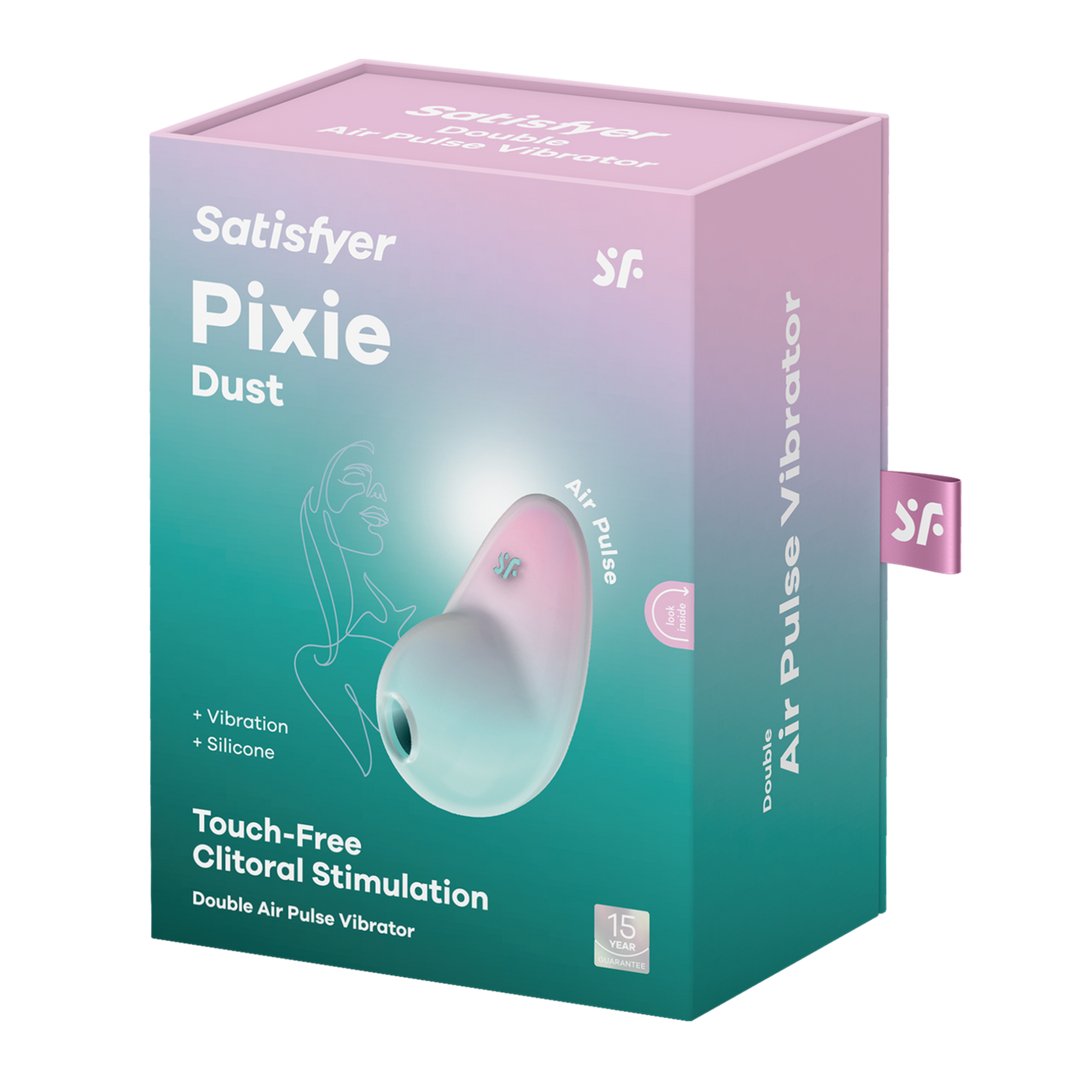 Pixie Dust - Roze Dubbele Luchtpulsatie Vibrator - EroticToyzProducten,Toys,Vibrators,Airpulse - Vibrator,Clitoris Stimulator,Air Pulse,Binnenkort Verwacht,,VrouwelijkSatisfyer