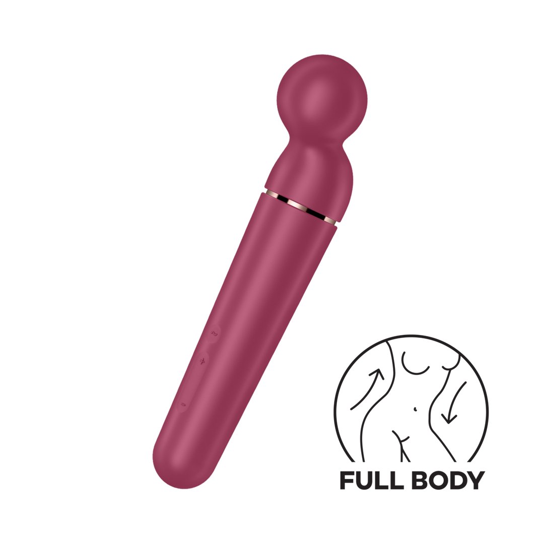 Planeet Wand - er - Berry en Roségoud Wand Vibrator - EroticToyzProducten,Toys,Vibrators,Massagetoestellen Wands,,GeslachtsneutraalSatisfyer