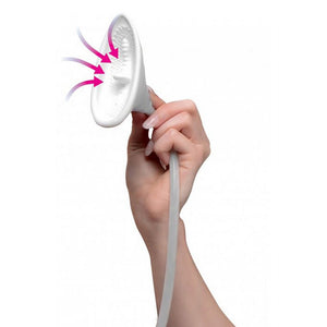 'Pleasure Auto Clitoris Zuiger - Automatische Pomp - Zacht Siliconen - Roze' - EroticToyzVaginapompenXR Brands