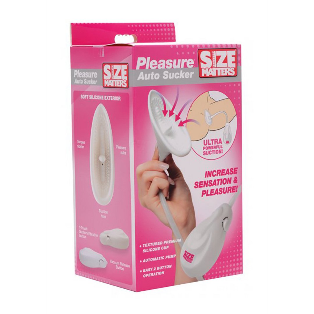 'Pleasure Auto Clitoris Zuiger - Automatische Pomp - Zacht Siliconen - Roze' - EroticToyzVaginapompenXR Brands