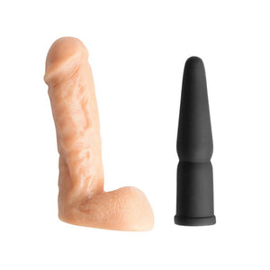 'Pleasure Pole Zelf Aangedreven Dildo Standaard - Zwart' - EroticToyzRealistische Dildo'sXR Brands