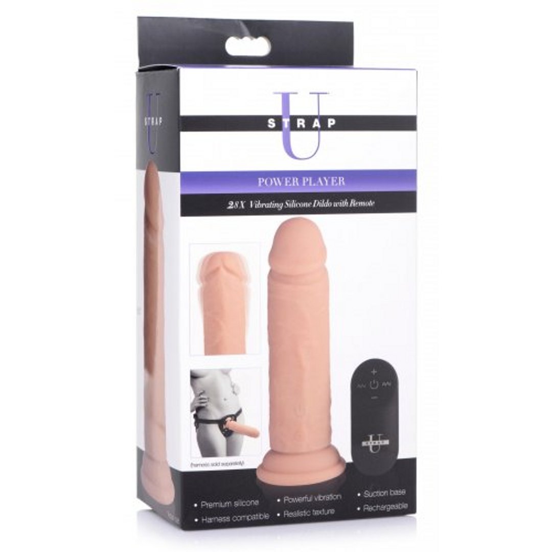 'Power Player Dildo met Afstandsbediening en Zuignap - 16,5 cm - Zwart' - EroticToyzRealistische VibratorsXR Brands