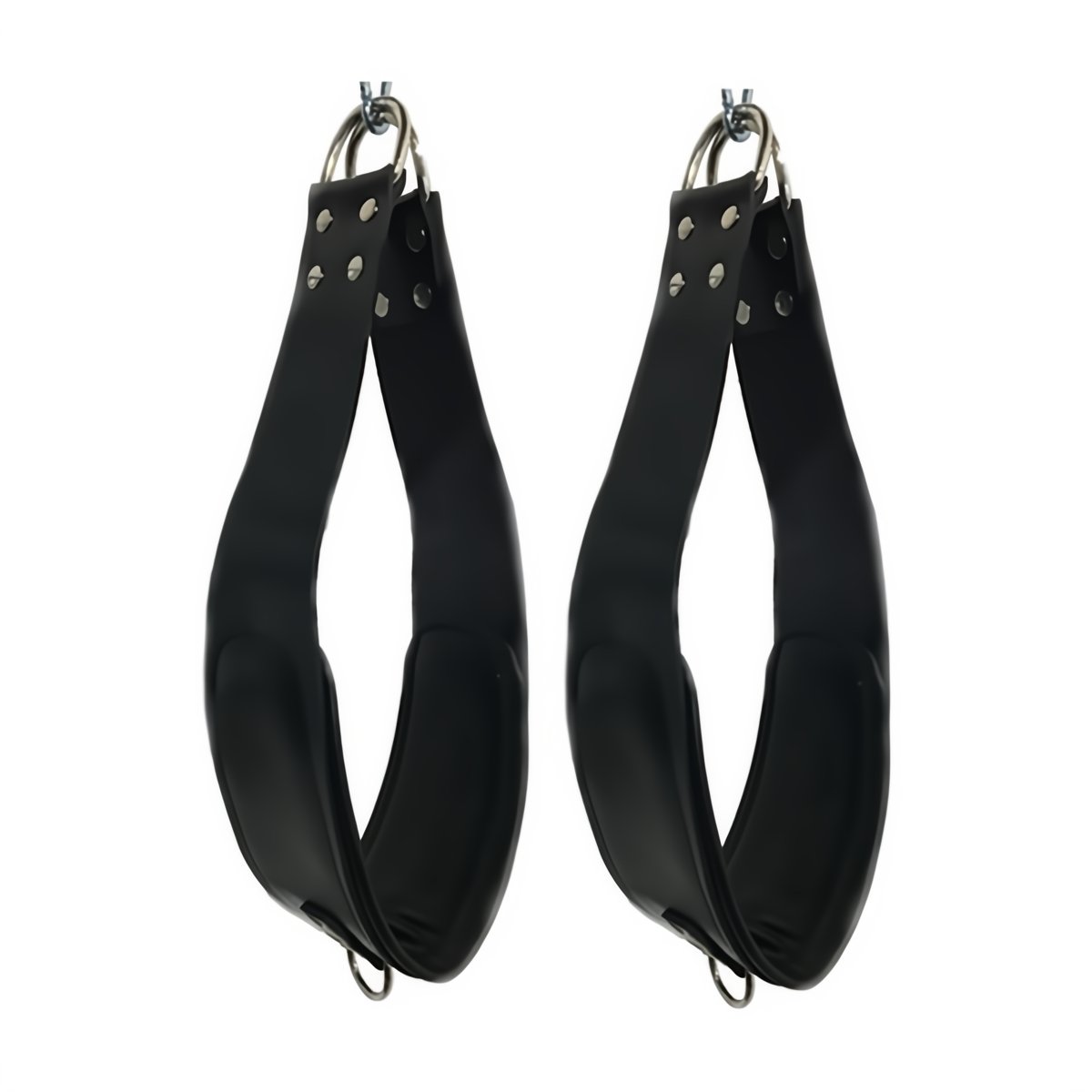 'Premium Bondage Lederen Steunlussen - 60 cm - Zwart' - EroticToyzSchommelsMr. Sling