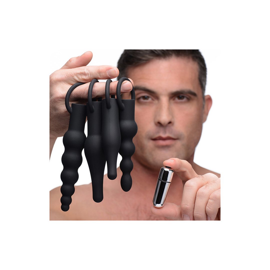 Premium Ringed Rimmers - Anaal Trainingsset voor Beginners en Gevorderden - EroticToyzProducten,Toys,Anaal Toys,Buttplugs Anale Dildo's,Buttplugs Anale Dildo's Niet Vibrerend,,GeslachtsneutraalXR Brands