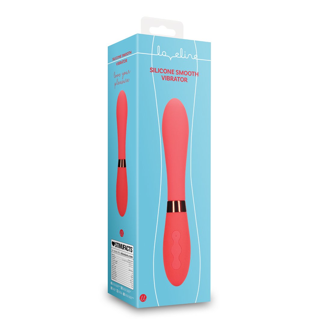 'Premium Silicone Vibrator - 18 cm - Zwart' - EroticToyzKlassieke VibratorsLoveline by Shots