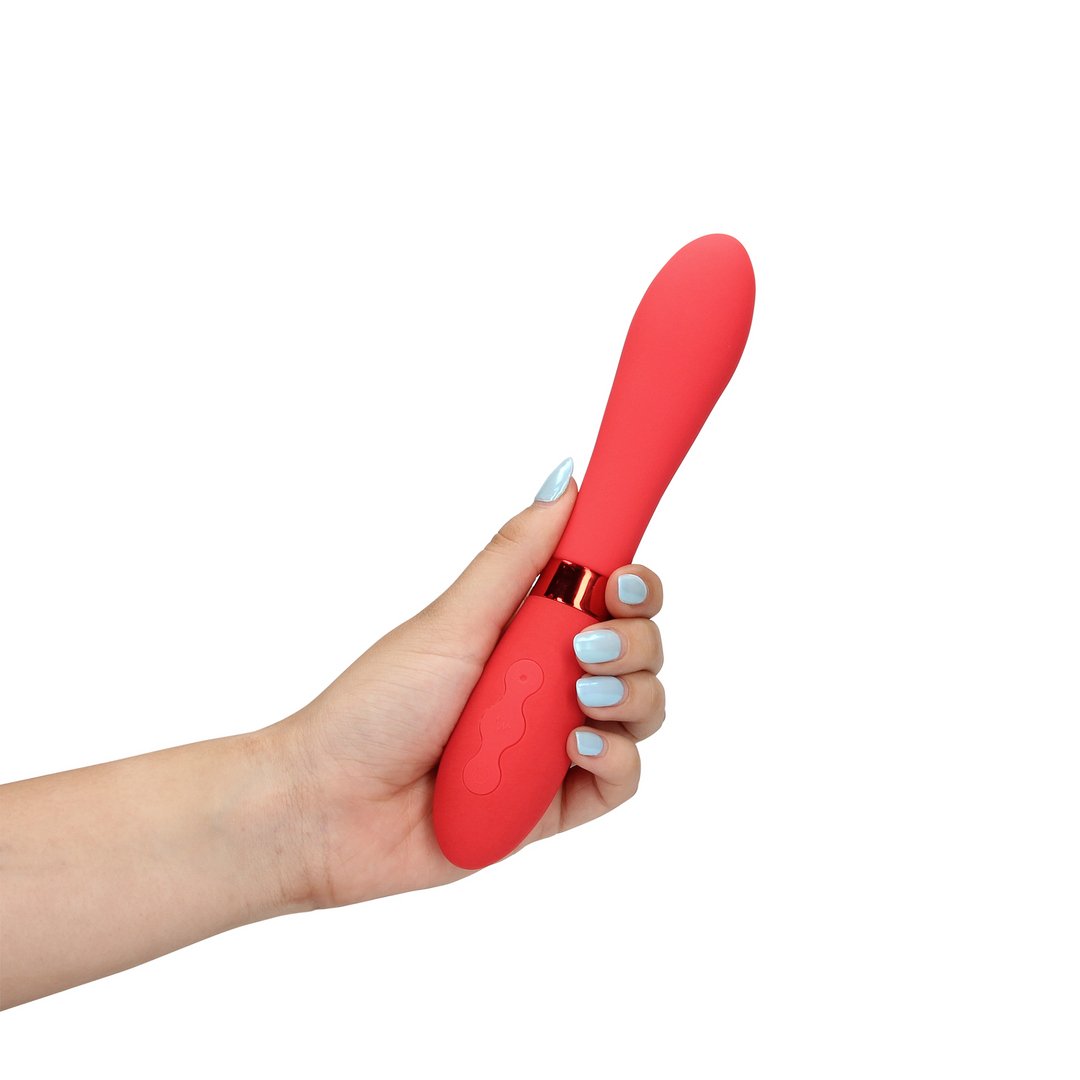 'Premium Silicone Vibrator - 18 cm - Zwart' - EroticToyzKlassieke VibratorsLoveline by Shots