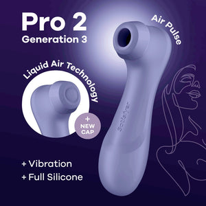 Pro 2 Generatie 3 + Liquid Air Clitorisstimulator - EroticToyzProducten,Toys,Vibrators,Airpulse - Vibrator,Clitoris Stimulator,Air Pulse,,GeslachtsneutraalSatisfyer