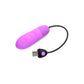 'Pulsating Silicone Bullet Vibrator 7 Standen Oplaadbaar - Zwart' - EroticToyzKogel - en MinivibratorsXR Brands