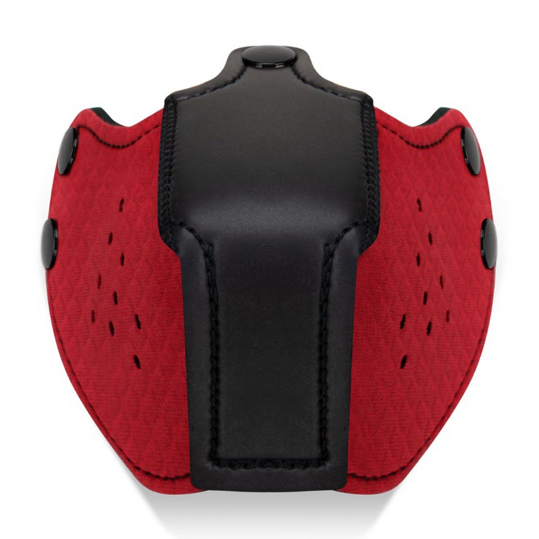 Puppy Muilkorf van Neopreen – Rood - EroticToyzFetish MaskerProwler Red