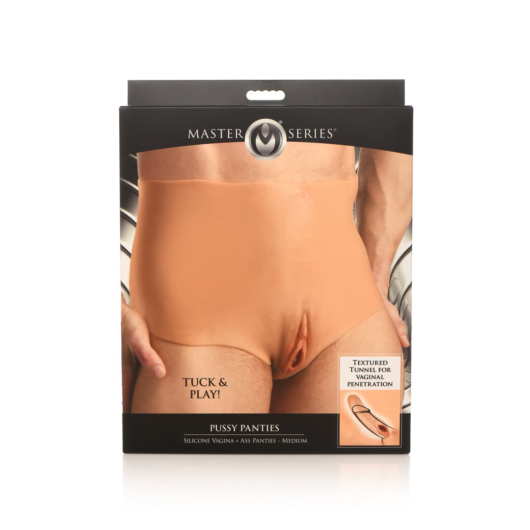 Pussy Panties - Siliconen Vagina en Anus Slipje voor Mannelijke Genitaliën - M - EroticToyzProducten,Toys,Erotische Meubels Poppen,Poppen,Vrouwelijk,Fetish,Fetish - Accessoires,Lingerie,Rollenspel Kostuums,Rollenspel,Nieuwe Producten,,GeslachtsneutraalXR Brands