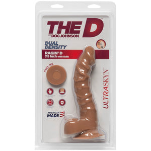 Ragin' D - 25 cm Realistische Dildo met Meerdere Trillingsstanden - EroticToyzProducten,Toys,Dildos,Realistische Dildo's,,GeslachtsneutraalDoc Johnson