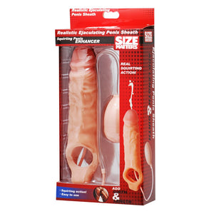 RealFeel Penis Sleeve met Ejaculatiefunctie - 60 ml - Huidkleurig - EroticToyzPenis SleeveXR Brands