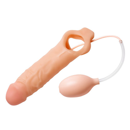 RealFeel Penis Sleeve met Ejaculatiefunctie - 60 ml - Huidkleurig - EroticToyzPenis SleeveXR Brands