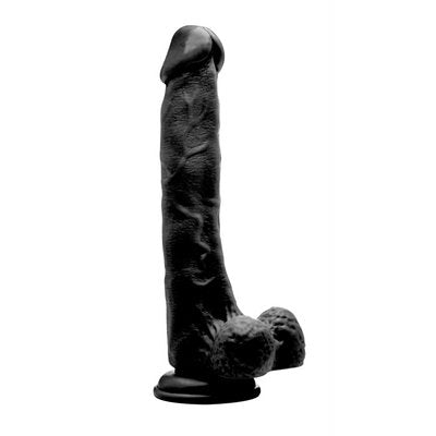 Realistische Dildo met Scrotum - 25 cm - EroticToyzProducten,Toys,Dildos,Realistische Dildo's,,GeslachtsneutraalRealRock by Shots