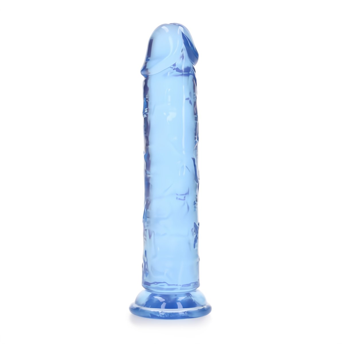 Realistische Dildo met Zuignap - 18 cm - Transparant - EroticToyzProducten,Toys,Dildos,Realistische Dildo's,,RealRock by Shots