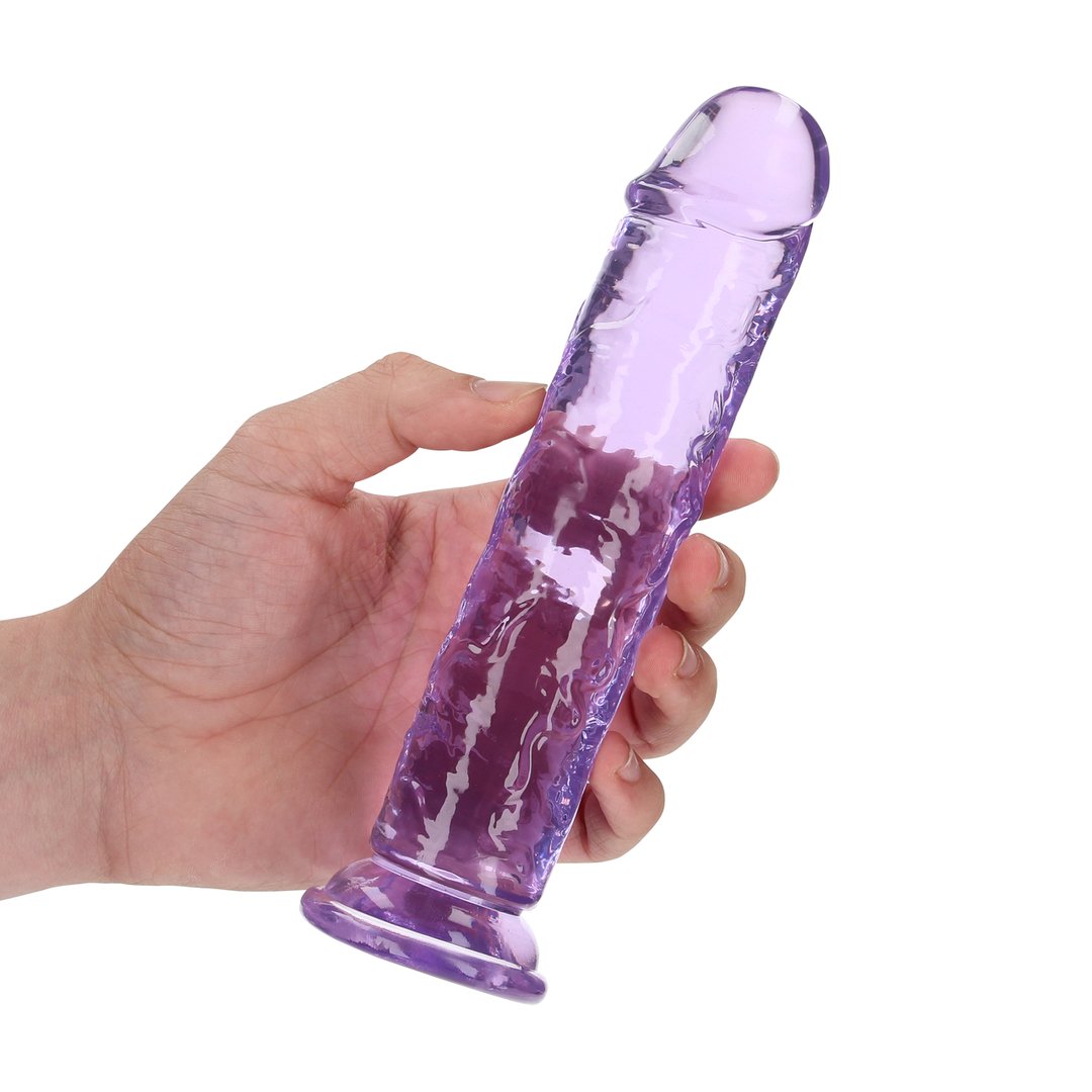 Realistische Dildo met Zuignap - 18 cm Transparant - EroticToyzProducten,Toys,Dildos,Realistische Dildo's,,RealRock by Shots