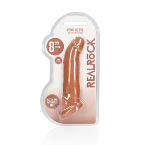 Realistische Penis Sheath - 20 cm voor Extra Lengte en Sensatie - EroticToyzProducten,Toys,Toys voor Mannen,Penis Sleeve,,MannelijkRealRock by Shots