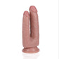 RealRock Dubbele Dildo 12,7/15,2 cm - Huidkleur - EroticToyzDubbele Dildo'sRealRock by Shots