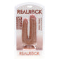 RealRock Dubbele Dildo Met Zuignap 12,7/15,2 cm - Tan - EroticToyzDubbele Dildo'sRealRock by Shots