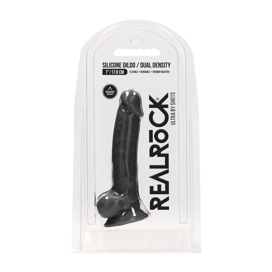 RealRock Silicone Dildo met Ballen - 18 cm Met Stevige Zuignap - EroticToyzProducten,Toys,Dildos,Realistische Dildo's,,GeslachtsneutraalRealRock by Shots