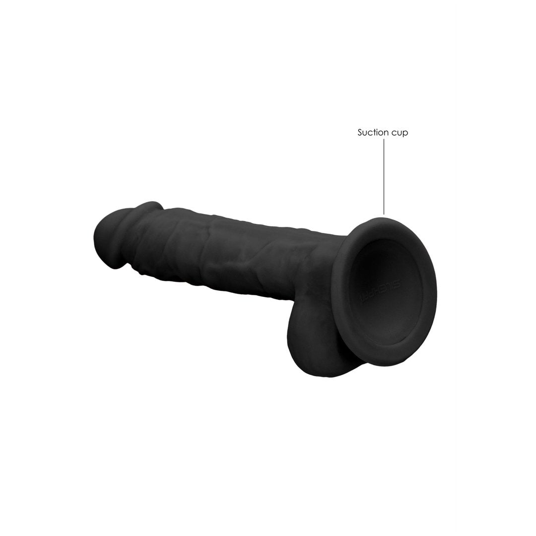 RealRock Silicone Dildo met Ballen - 18 cm Met Stevige Zuignap - EroticToyzProducten,Toys,Dildos,Realistische Dildo's,,GeslachtsneutraalRealRock by Shots