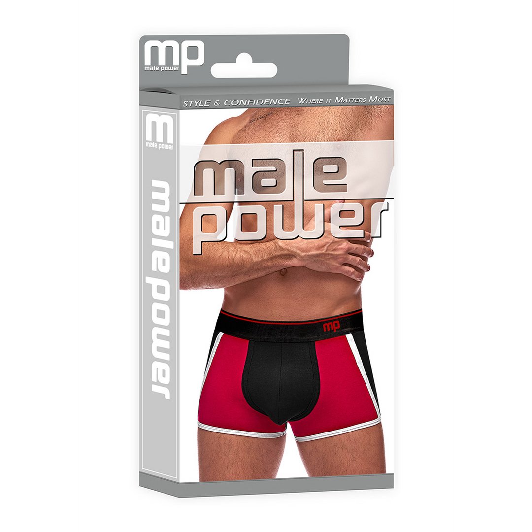 Retro Sportieve Panel Short - Maat L - EroticToyzProducten,Lingerie,Lingerie voor Hem,Boxershorts,Outlet,,MannelijkMale Power