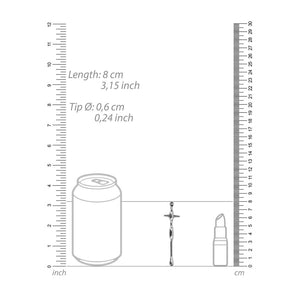 Ribbeldilator voor Penis - 6 mm - EroticToyzProducten,Toys,Toys voor Mannen,Urethrale Toys,Outlet,,MannelijkOuch! by Shots