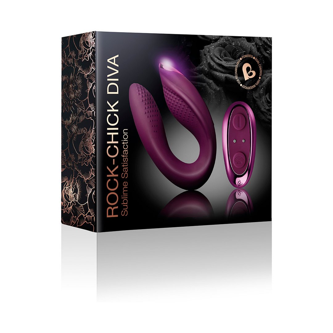 Rock - Chick Diva - Vibrator en Clitorale Stimulator voor Ultiem Genot - EroticToyzProducten,Toys,Vibrators,Clitoris Stimulator,Tip Vibrator,,VrouwelijkRocks - Off