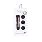 'Rose Gold Black Pocket Vibrator - 10 Snelheden & 3 Siliconen Tips' - EroticToyzKogel - en MinivibratorsMaiatoys