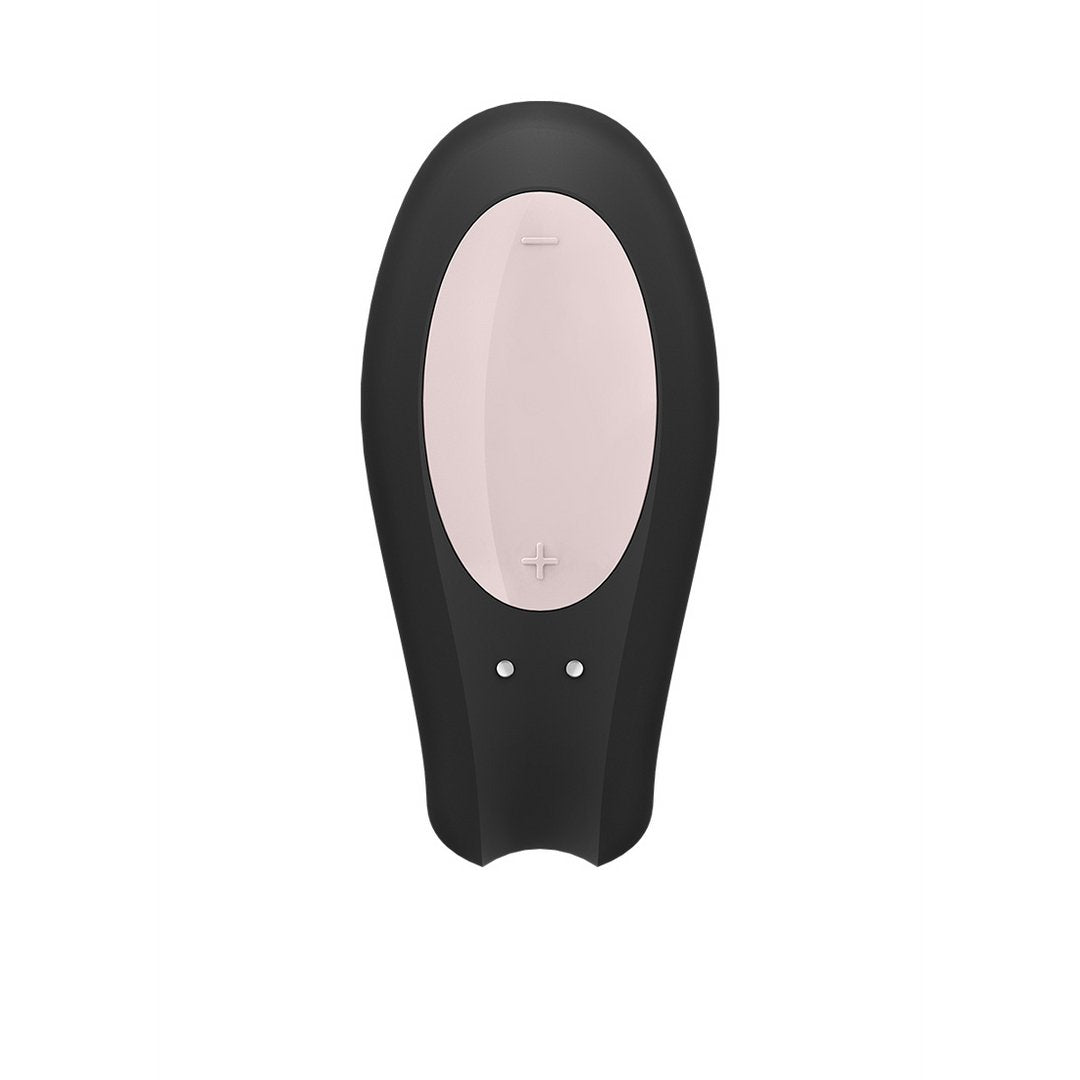 'Satisfyer Double Joy Oplaadbare Partner Vibrator - Zwart' - EroticToyzG - Spot VibratorSatisfyer