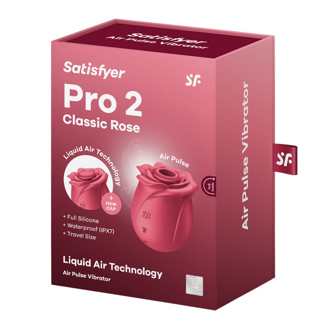 Satisfyer Pro 2 Classic Blossom - Drukgolf Vibrator met Liquid Air Technology - EroticToyzProducten,Toys,Vibrators,Airpulse - Vibrator,Clitoris Stimulator,Air Pulse,Nieuwe Producten,,GeslachtsneutraalSatisfyer