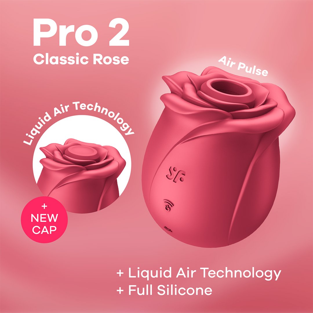 Satisfyer Pro 2 Classic Blossom - Drukgolf Vibrator met Liquid Air Technology - EroticToyzProducten,Toys,Vibrators,Airpulse - Vibrator,Clitoris Stimulator,Air Pulse,Nieuwe Producten,,GeslachtsneutraalSatisfyer