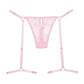 Say it with Garters Verleidelijke Kanten String - Roze OS - EroticToyzStrings en SlipjesAllure