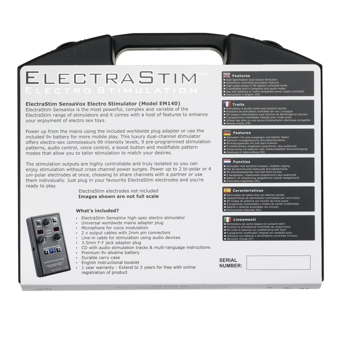 Sensavox Stimulator Kit - EroticToyzSetsElectraStim